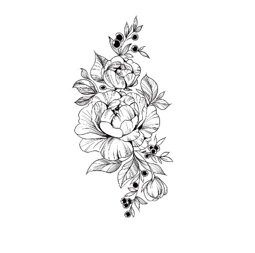 Тату тимчасове водостійке 3D велике Квіти 8 HD-10 18х8,5 см (4506324) Тату тимчасове водостійке 3D велике Квіти 8 HD-10 18х8,5 см (4506324)