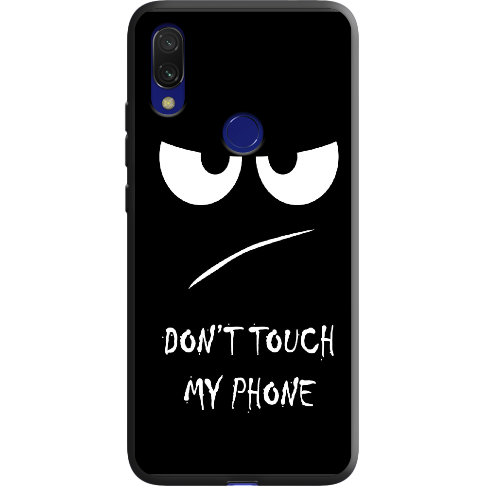 Чехол Boxface Xiaomi Redmi 7 Don't Touch my Phone Черный силикон (36506-up535-36630)