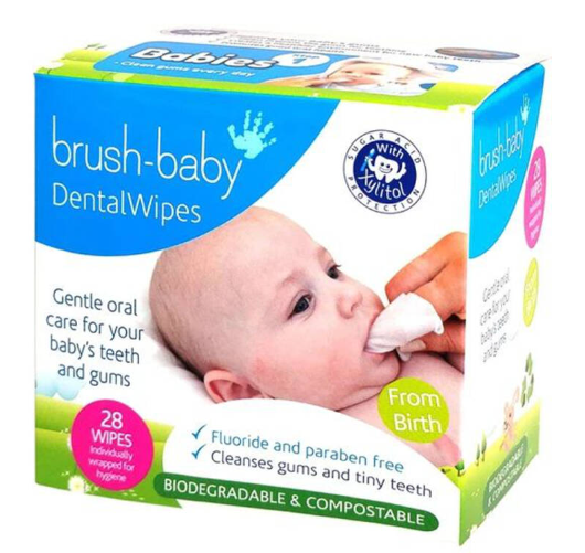 Серветки дентальні Brush-Baby Dental Wipes (04421) - фото 1