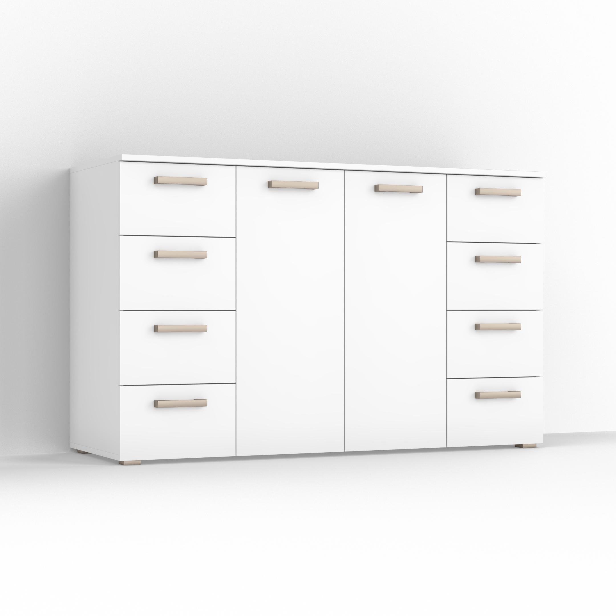 Комод Idea ТКБ-379.1 на 8 шухляд з дверима Білий (26718315) - фото 2 Комод Idea ТКБ-379.1 на 8 шухляд з дверима Білий (26718315) - фото 2