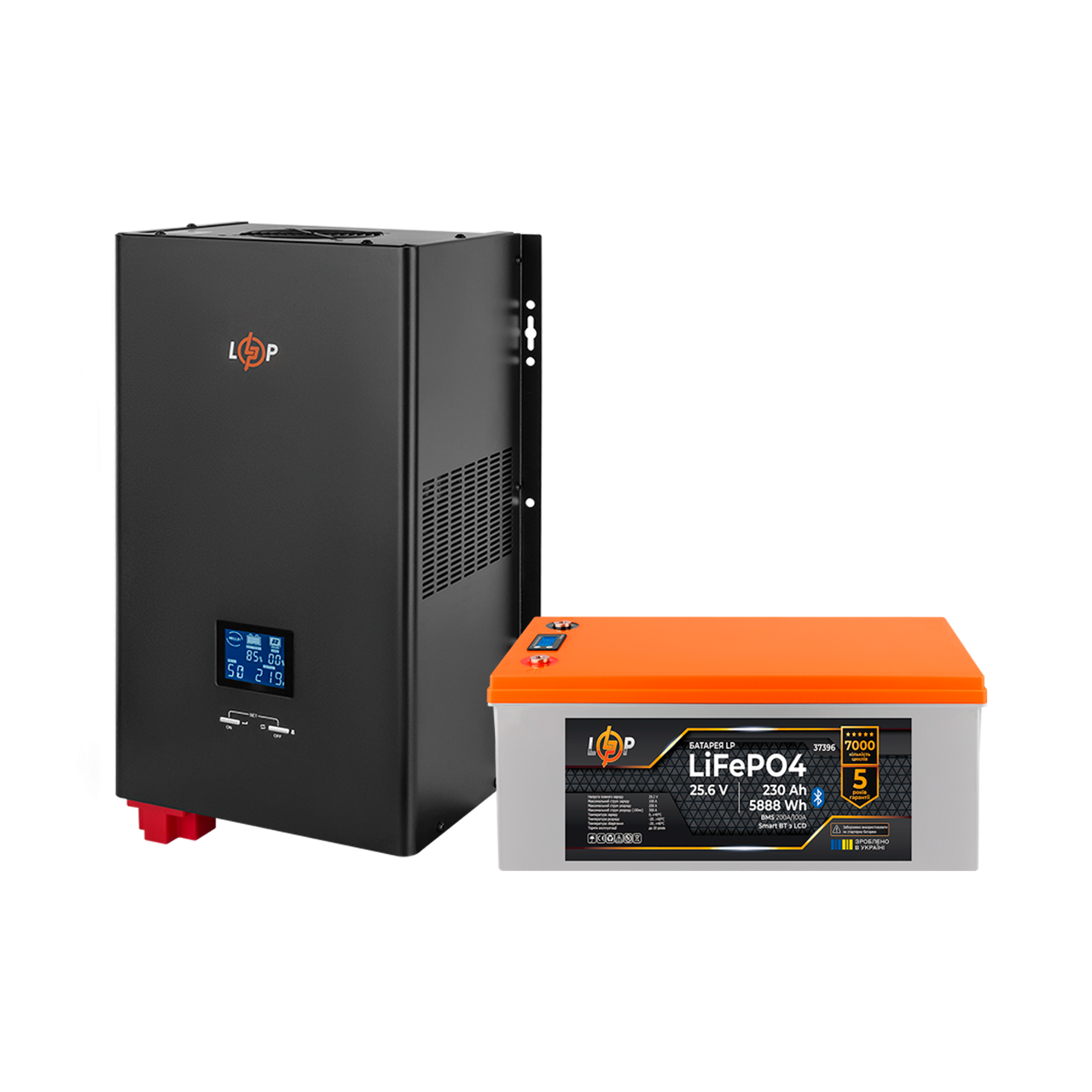 Комплект резервного питания LPLogicPower ИБП/литиевая LiFePO4 батарея UPS W3500/АКБ LiFePO4 5888W