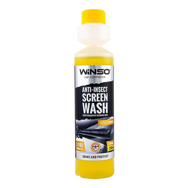 Омыватель стекла летний WINSO Anti-Insect Screen Wash Citrus концентрат 250 мл 1:100 (825003)