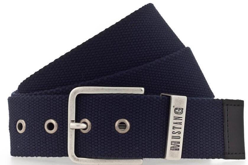 Мужской ремень Mustang тканевый Синий (MG2067B03 navy)