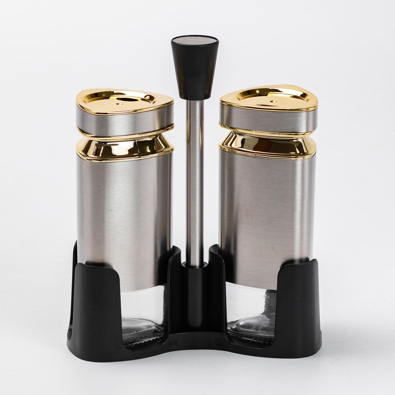 Набір ємностей для спецій на підставці 2шт. по 120 мл - фото 5