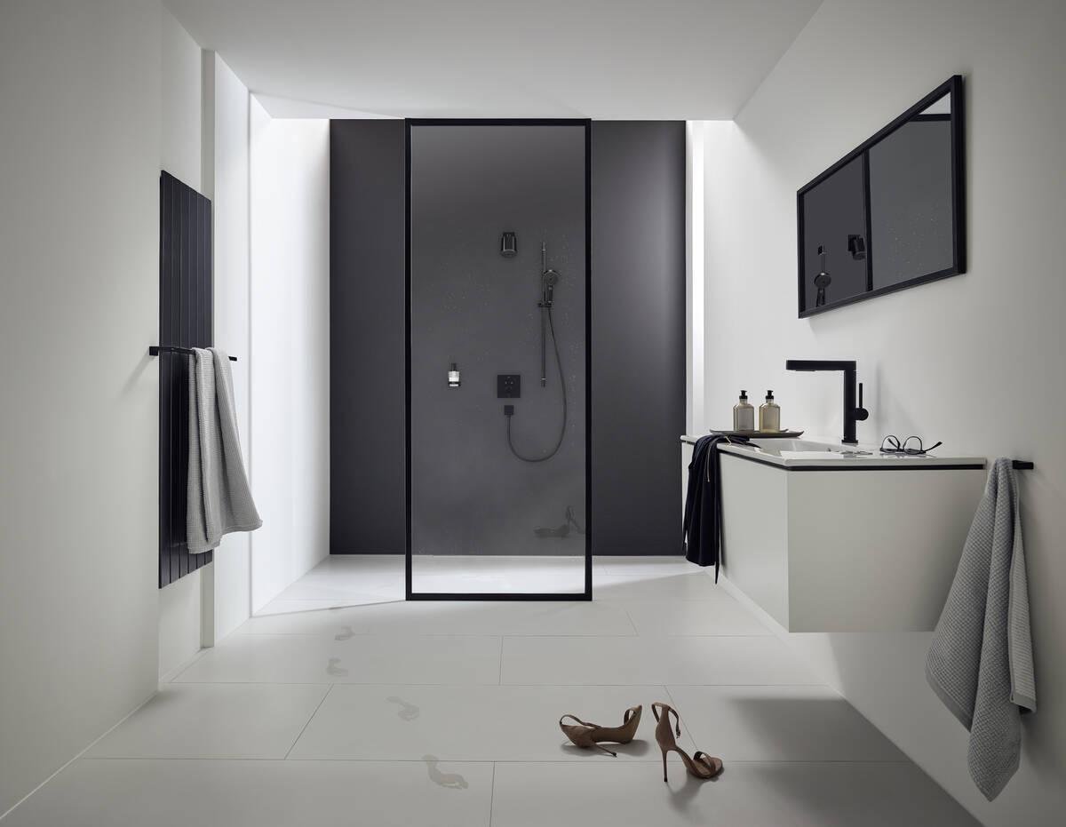 Лейка для верхнего душа Hansgrohe Pulsify S 24130670 105 мм Черный (130494) - фото 5