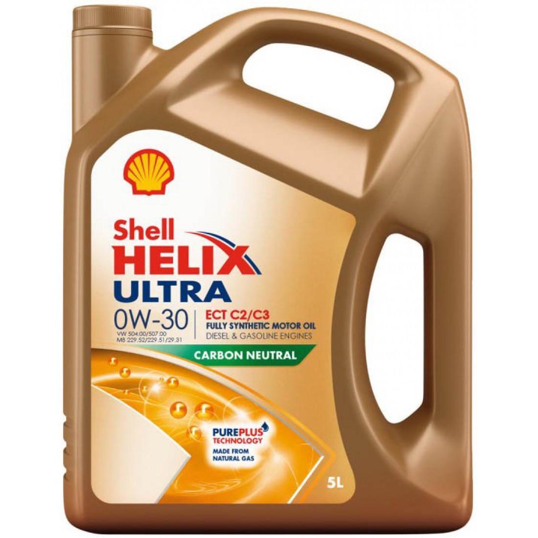 Моторне мастило Shell Helix Ultra ECT C2/C3 0W-30 5 л (550046307)