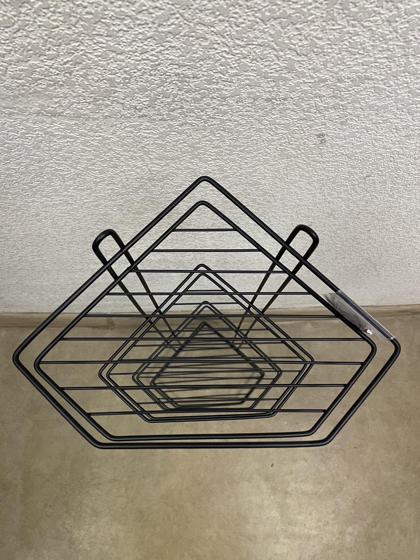 Полка угловая MOBILITY 4-х ярусная для ванной комнаты металлическая 80х19,5х19,5 см Черный (26647767) - фото 8