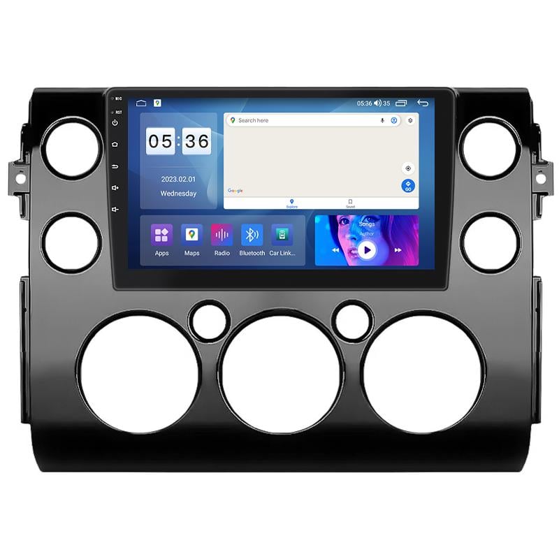 Автомагнитола штатная Lesko Prime для Toyota FJ Cruiser 2006- г. CarPlay/4G/Wi-Fi/GPS 4/64 GB 9" (10695-58605)