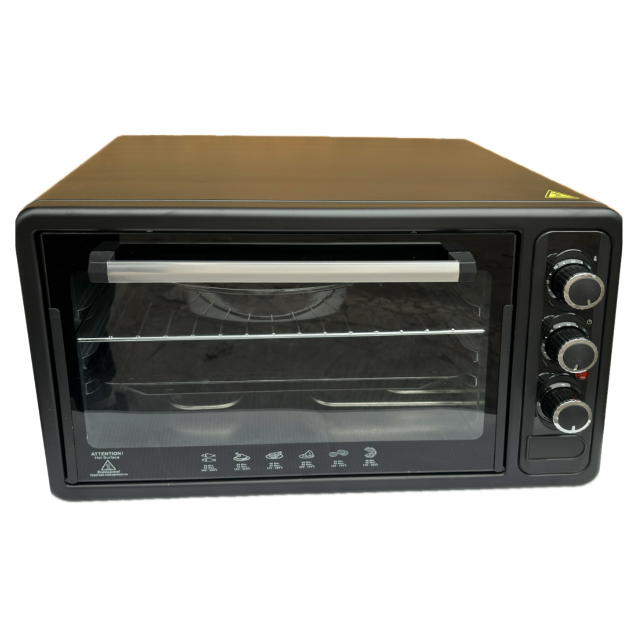 Электродуховка Asel АF40-23 1300 Вт 40 л Черный (1796204583)