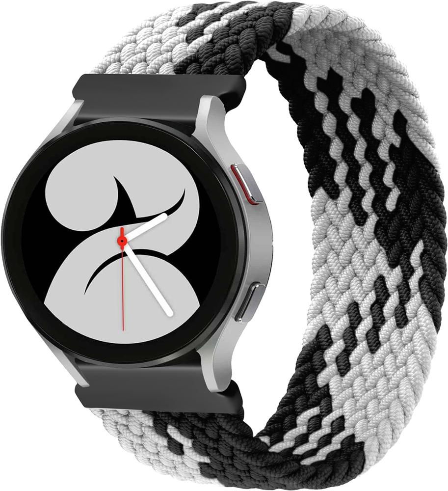 Ремешок Solo Loop Multi для Galaxy Watch 4 40 мм 135 мм Black/White (23499-1E)