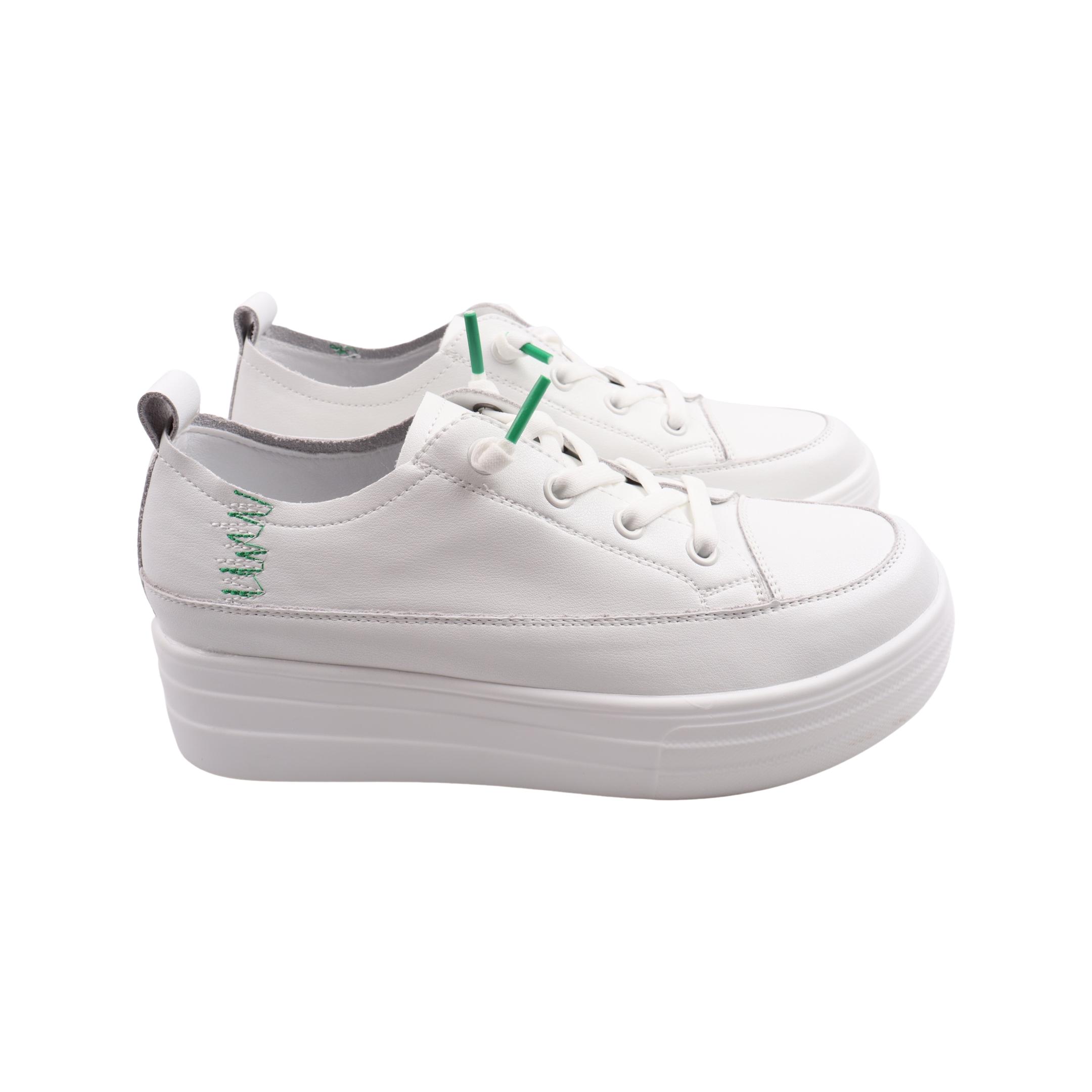 Кеды женские Farinni из кожи р. 38 Белый (375-23DTC)