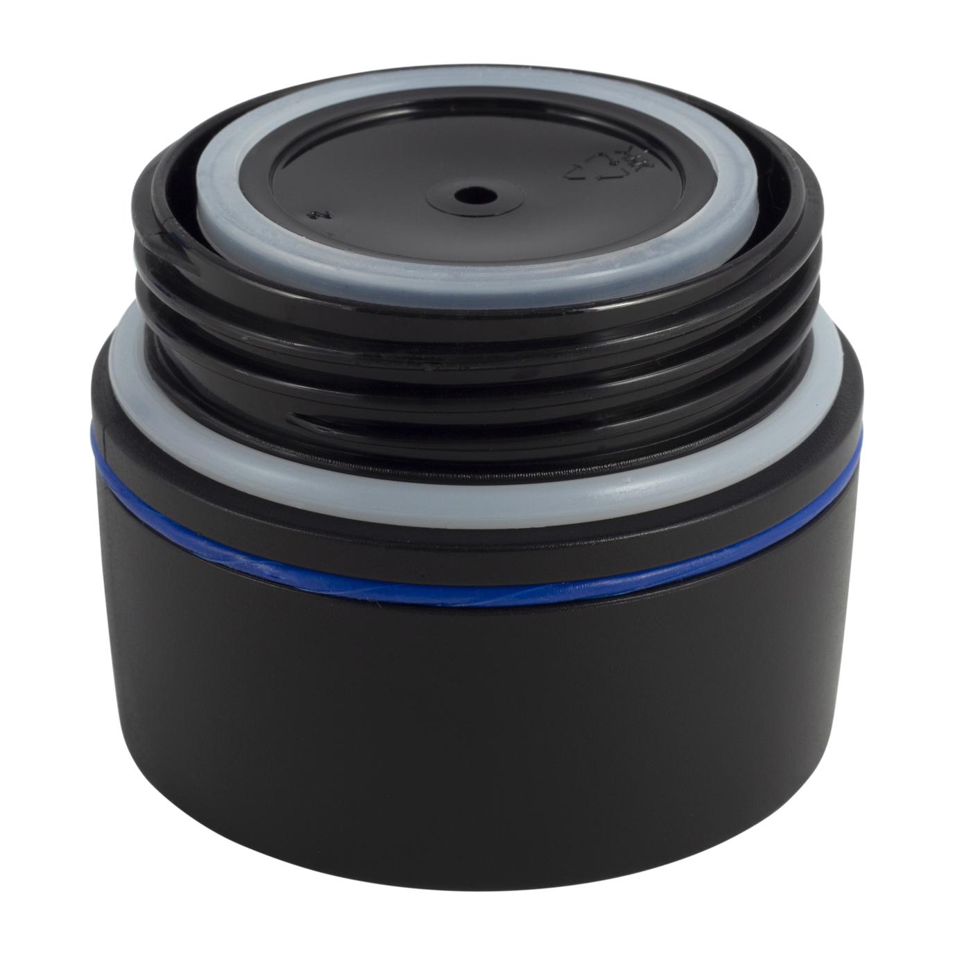 Термокружка Kamille із нержавіючої сталі з TPR-вставкою 420 мл Синій (14876280) - фото 2