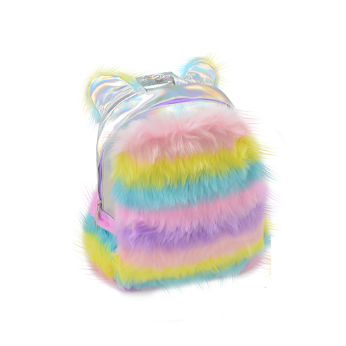 Рюкзак детский для девочек с мехом Stenson ST00429 (542528)