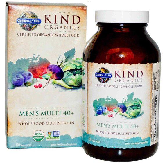 Комплекс витаминно-минеральный Garden of Life MyKind Organics Men's Multi 40+ 120 вег. табл. (GOL-11769) Комплекс витаминно-минеральный Garden of Life MyKind Organics Men's Multi 40+ 120 вег. табл. (GOL-11769)
