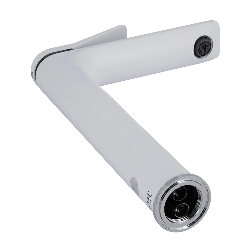 Смеситель для раковины высокий Qtap Presto K35 Хром/Белый (SD00051701) - фото 3 Смеситель для раковины высокий Qtap Presto K35 Хром/Белый (SD00051701) - фото 3