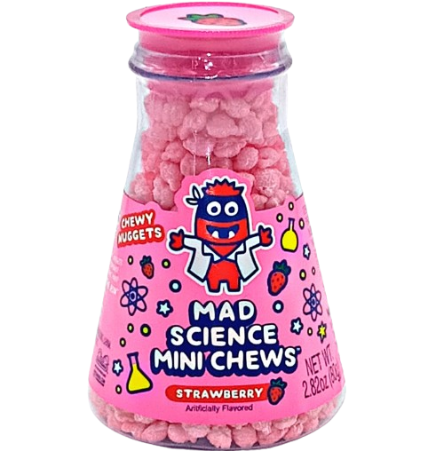 Конфеты жевательные Sweet Bandit Mad Science Strawberry 80 г (2088370287)