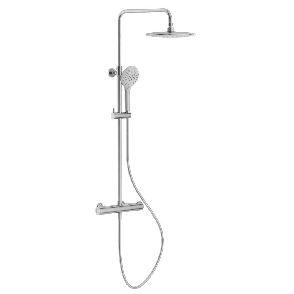 Душевая система VOLLE Sistema с термостатом нержавеющая сталь Хром (1598.090101)