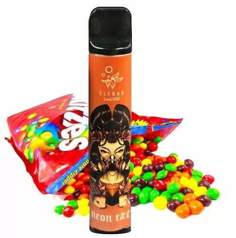 Одноразова електронная сигарета ELF BAR LUX neon rain 1500 Одноразова електронная сигарета ELF BAR LUX neon rain 1500