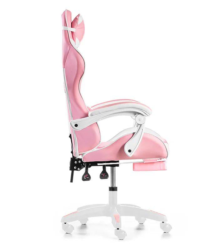 Кресло геймерское G845 с подставкой для ног Розовый (G846) - фото 2