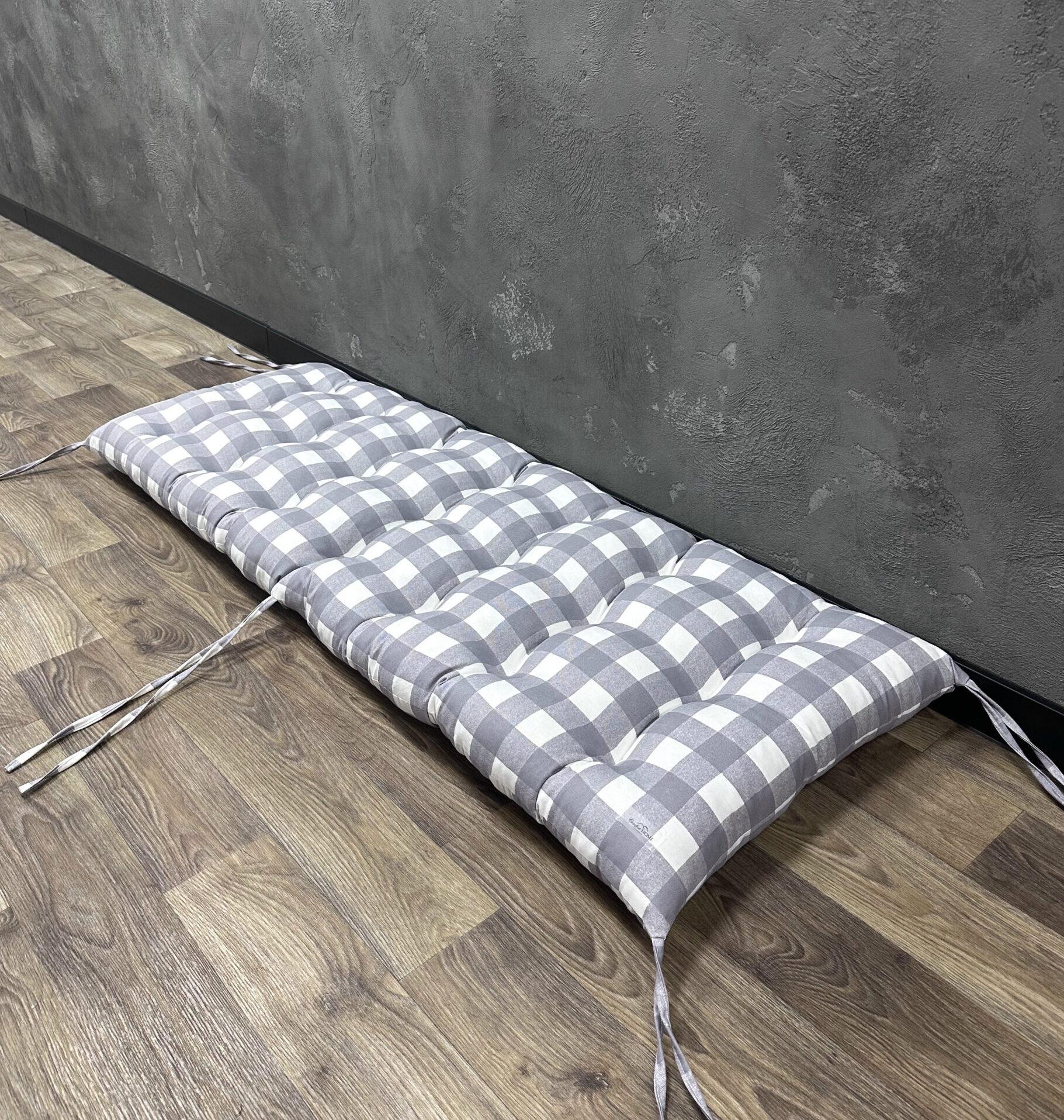 Подушка Comfort Home Cell на подоконник/каркасы/поддоны/садовая мебель 150х50 см