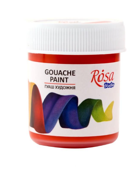 Краска гуашевая ROSA Studio 40 мл Красный светлый (1096)