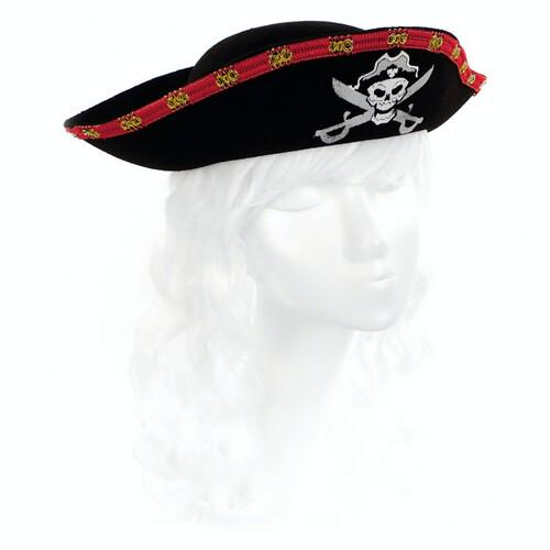 Треуголка Пират Seta Decor 19-234BLK