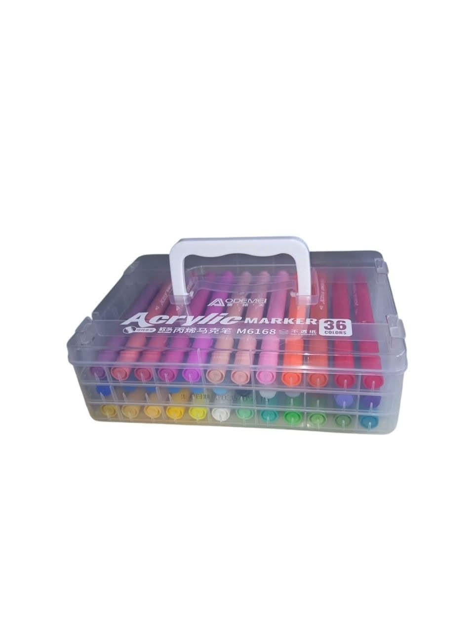 Набір акрилових маркерів Aodemei Acrylic Marker 6168-24 24 шт. (38381943)