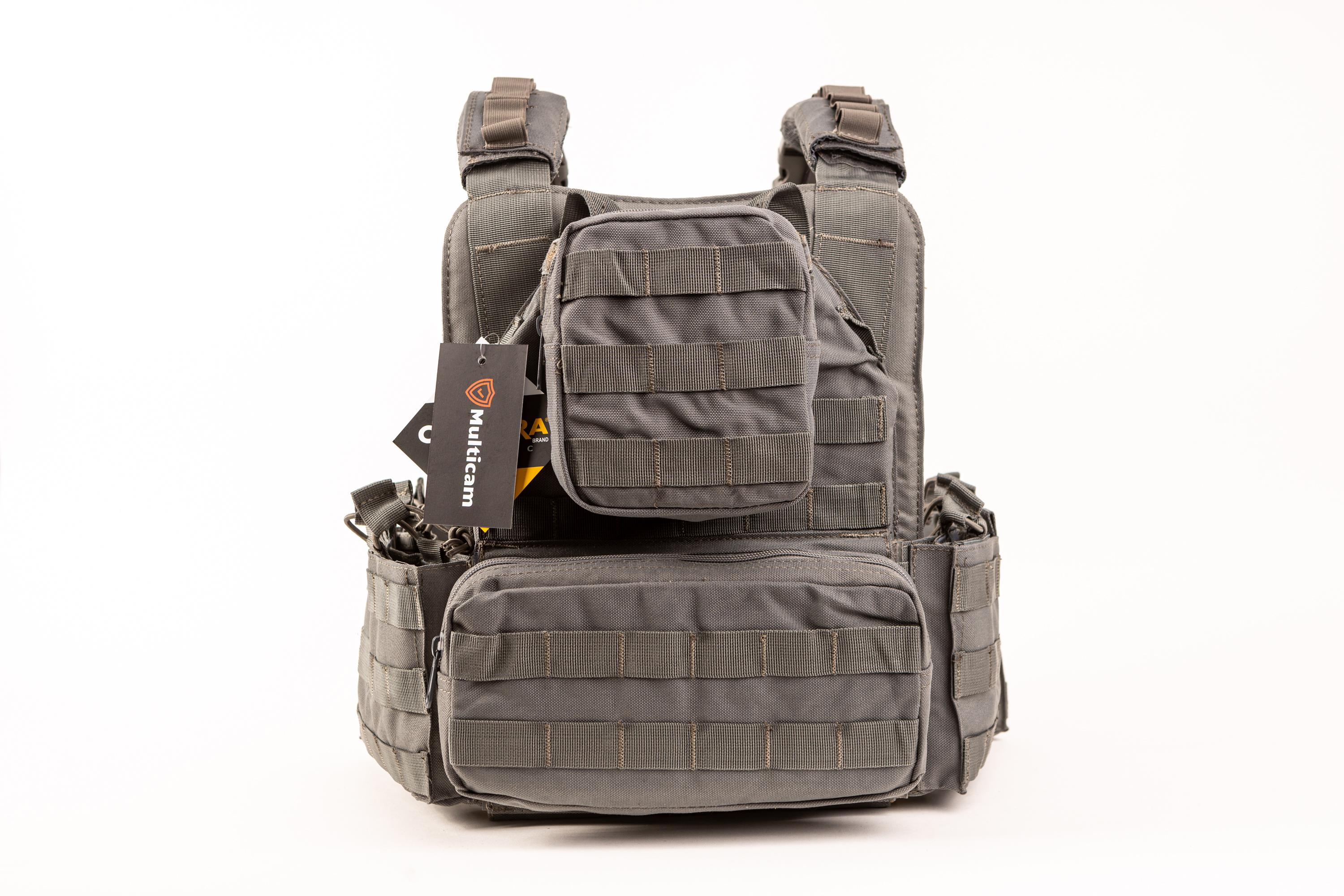 Плитоноска Multicam X350 MOLLE Cordura 1000D Сірий (10070013) - фото 3