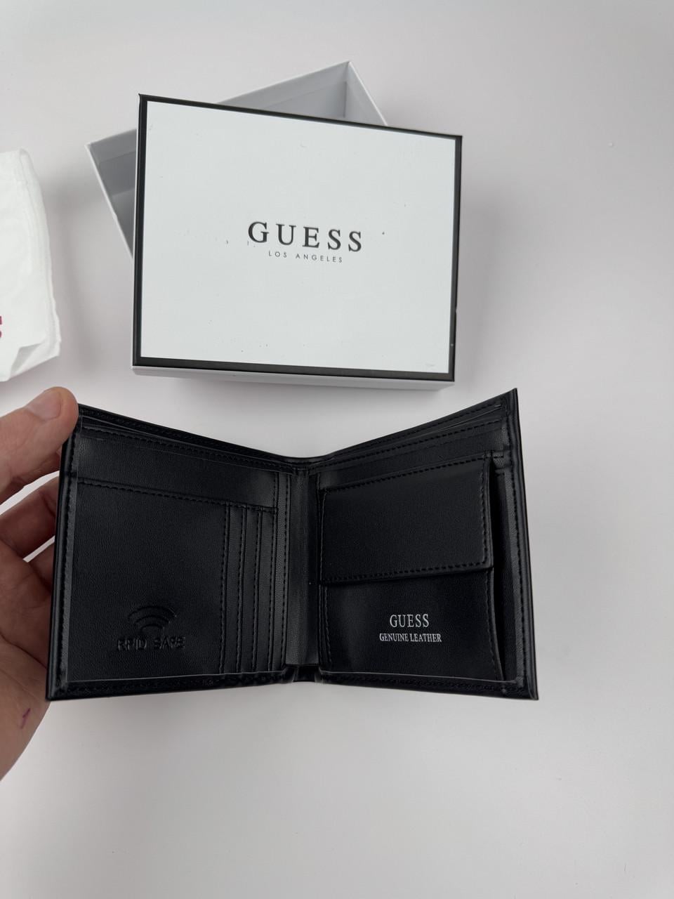 Гаманець Guess чоловічий Чорний - фото 3