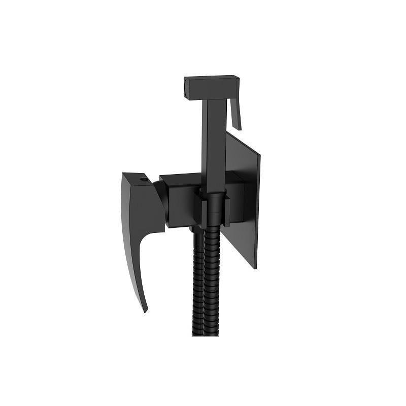 Смеситель KOER KB-23007-05 скрытого монтажа для гигиенического душа Черный (KR3469)