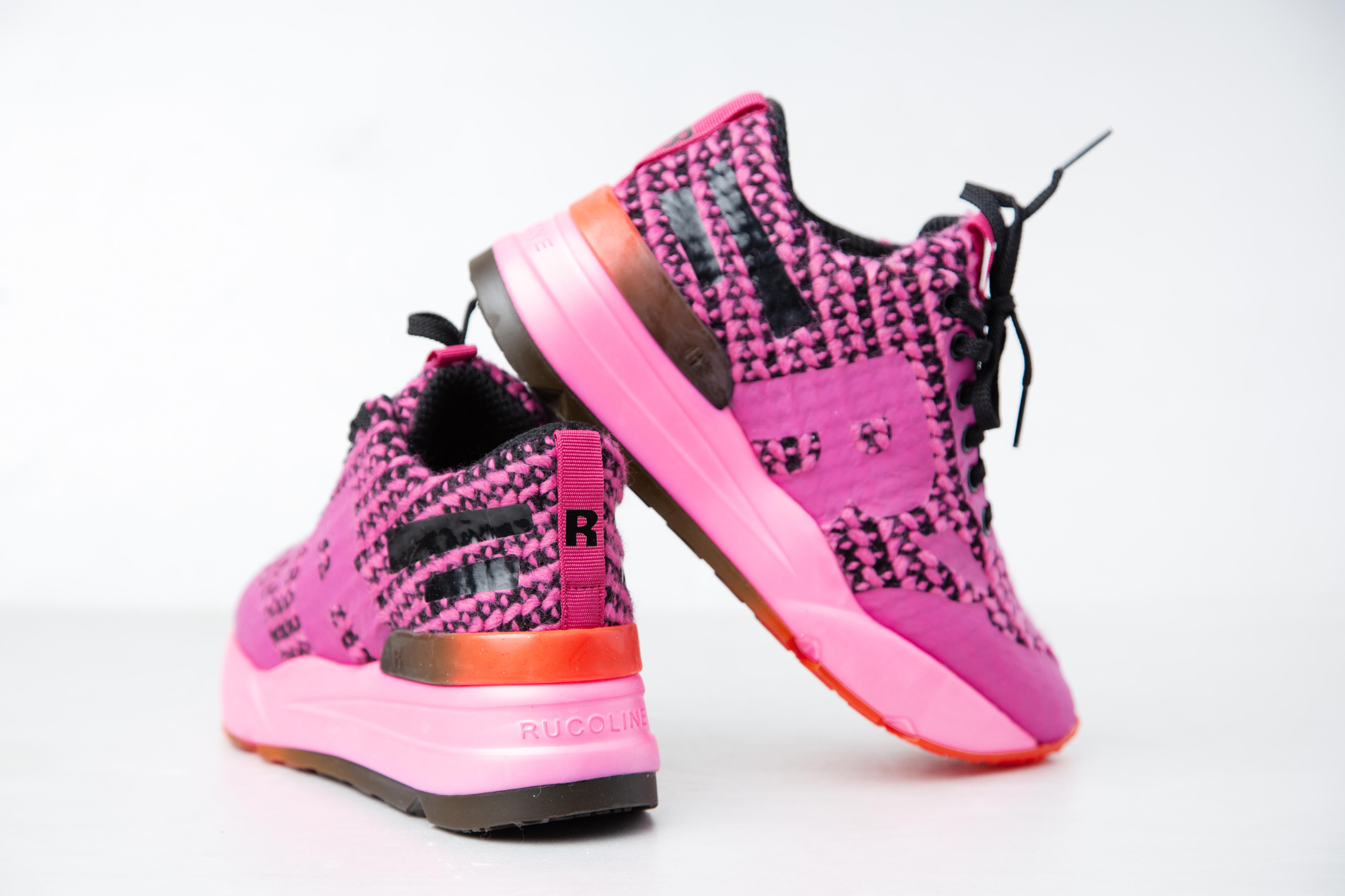 靴 RUCOLINE R-EVOLVE39cm Rucoline Sneakers Bianco R-EVOLVE-ARGENTO-BIANCO-024