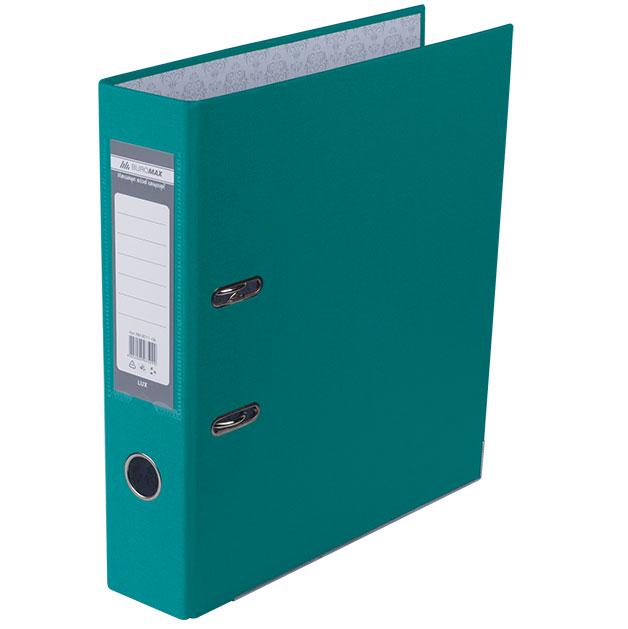 Регистратор Buromax Lux односторонний А4 70 мм полипропилен Бирюзовый (BM.3011-06c)