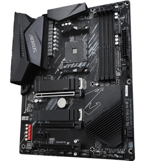 Материнская плата Gigabyte B550 AORUS ELITE AX V2 (10651921) - фото 2