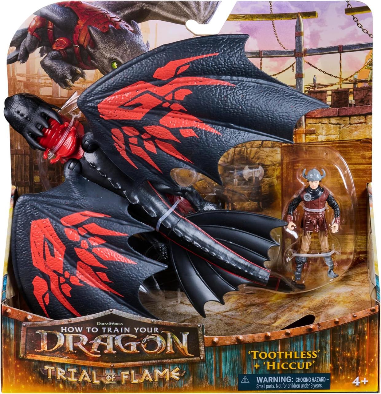 Игровой набор Dreamworks Spin Master Как укротить дракона Дракон Беззубик и всадник Икота (6075557) Игровой набор Dreamworks Spin Master Как укротить дракона Дракон Беззубик и всадник Икота (6075557)