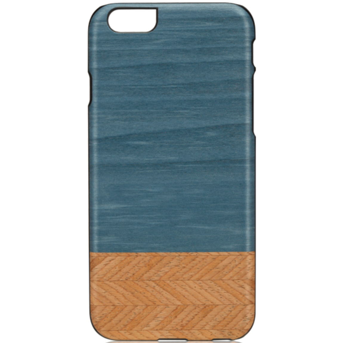 Чехол накладка Mannwood Case Wood for iPhone 6/6S, Denim/Blue (M1464B)