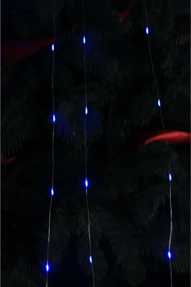 Новорічна гірлянда Кінський хвіст 2,4 м 240 LED 10 ниток від USB 8 режимів IP44 Синій - фото 9 Новорічна гірлянда Кінський хвіст 2,4 м 240 LED 10 ниток від USB 8 режимів IP44 Синій - фото 9