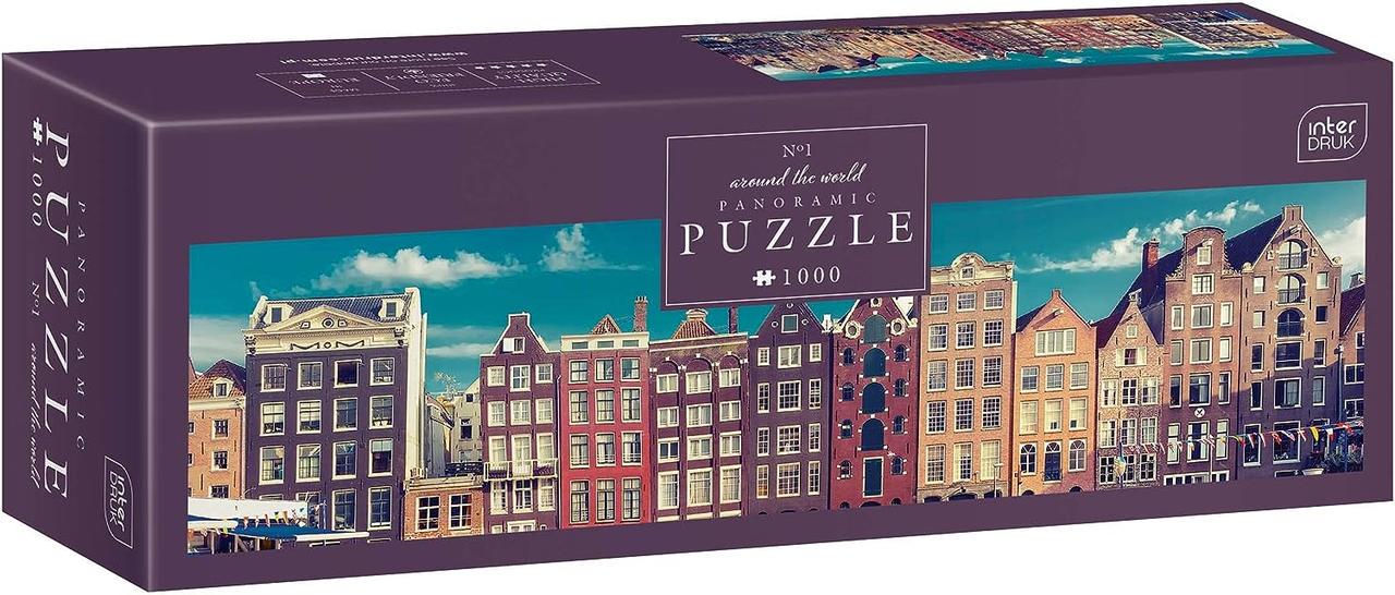 Пазлы трехслойные InterDRUK Around the World 1 1000 шт. 32х96 см