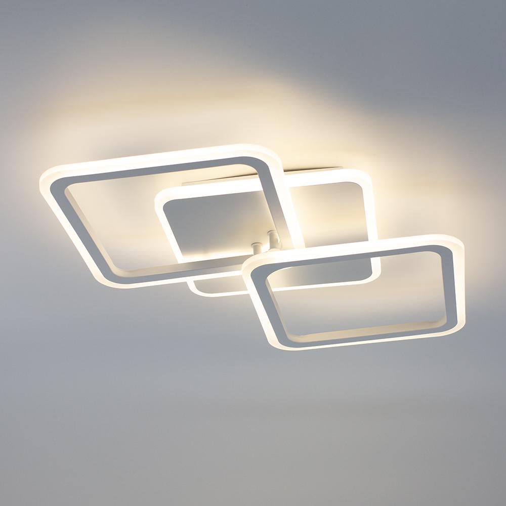 Люстра светодиодная MOKA 3S 62 Вт 550x310x72 мм Белый