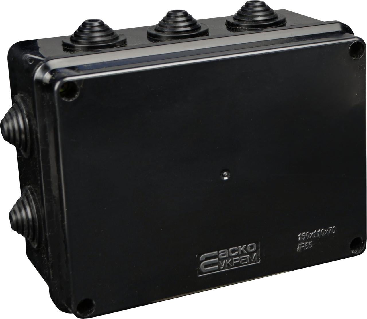 Коробка распределительная UAtmo Jet Black 150x110x70 10 шт. (A0150170034)