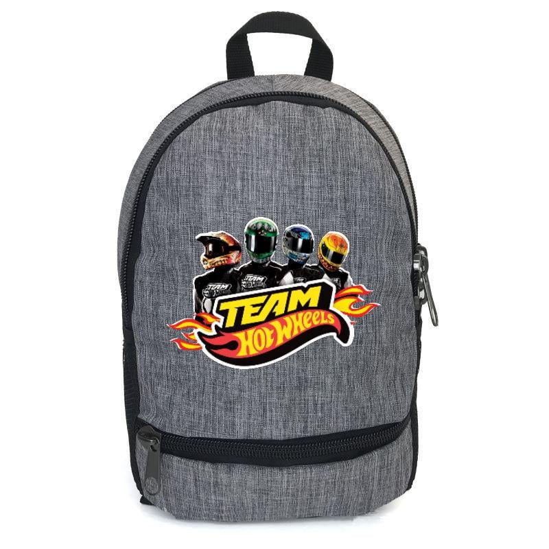 Школьный рюкзак Cappuccino Toys с принтом Hot Wheels-003 12,5 л Серый (1391880475)