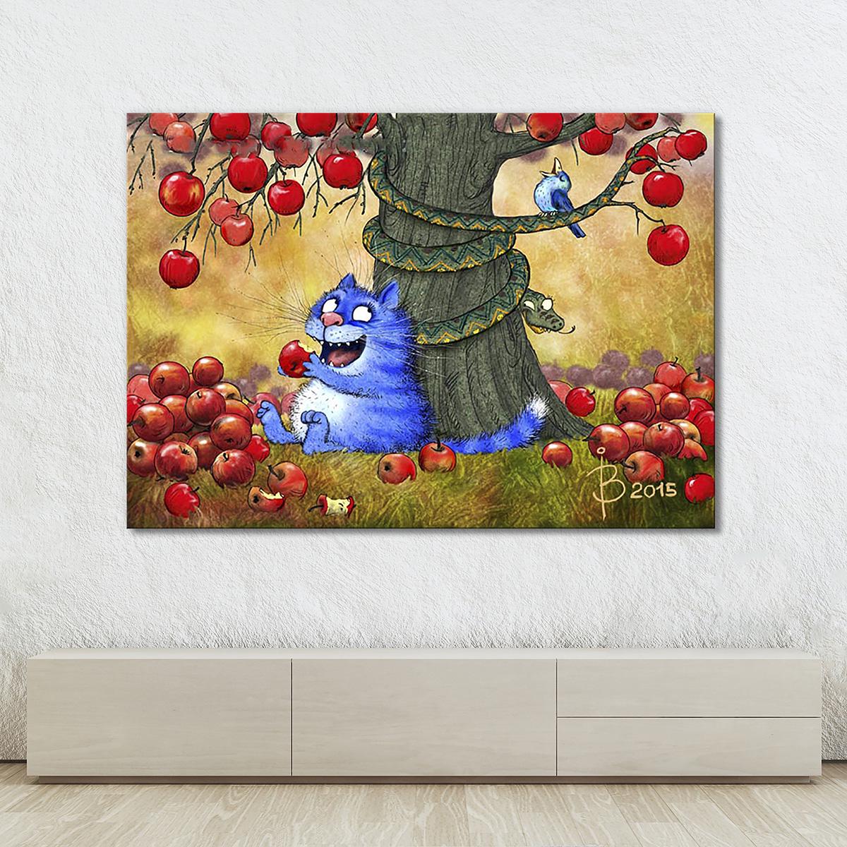 Модульна картина Райські яблучка 1 модуль 80x120 см Модульна картина Райські яблучка 1 модуль 80x120 см