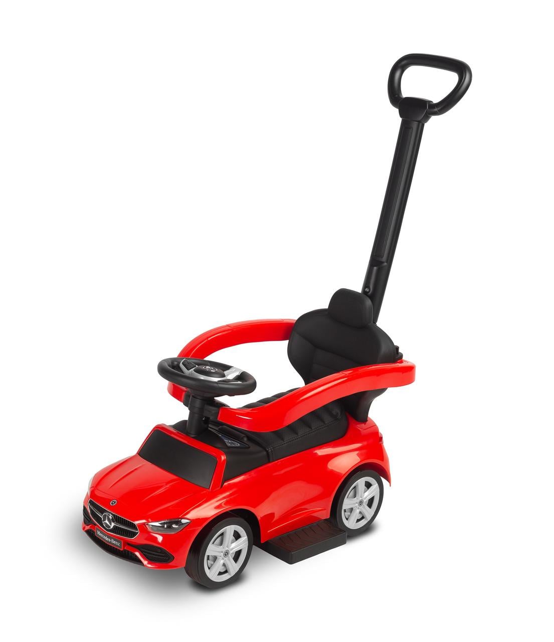 Машинка для катания Caretero Toyz Mercedes C-CLASS с родительской ручкой Red (2524969026)