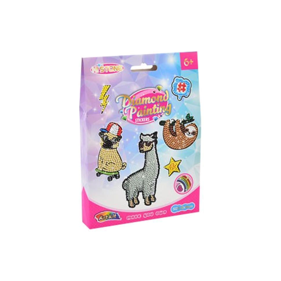 Дитяча алмазна мозаїка Bambi Тварини фігурки-наліпки (TM-158-M-104)