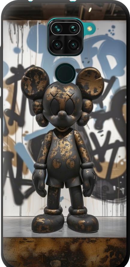 Чехол на Xiaomi Redmi Note 9 Bronze kaws v2 (6098b-2017-42517)