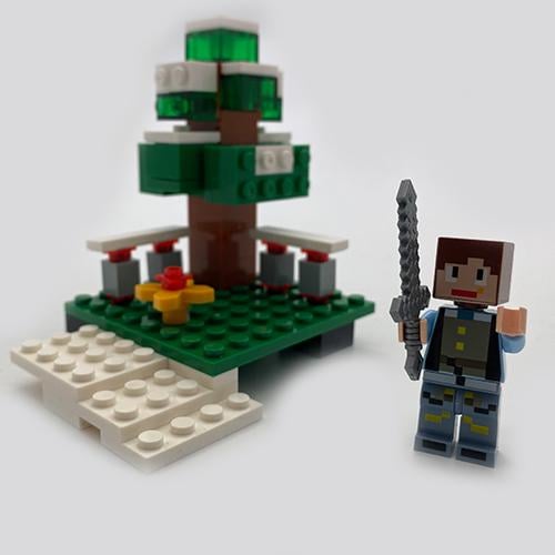 Конструктор фигурка iBlock Minecraft World 9 см