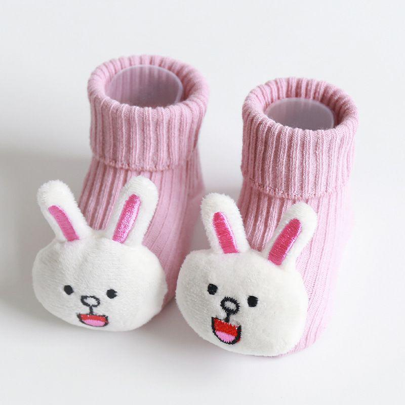 Носочки нарядные #39 Зайчик 0-12 мес. Белый/Розовый (144030)