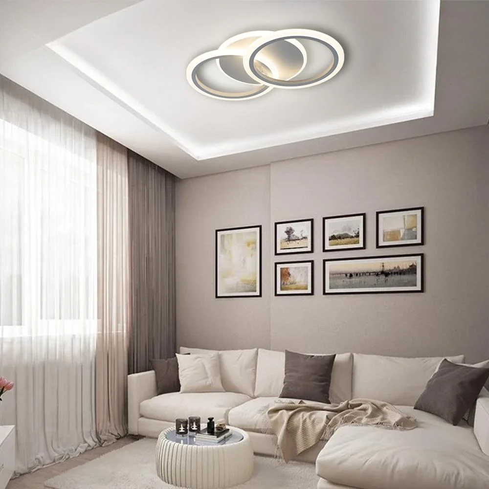 Люстра ESLLSE MOKA 3R LED 60 Вт 440x250x70 мм Белый (10564) - фото 4