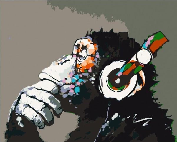Картина по номерам ART CRAFT DISCO MONKEY 40х50 см