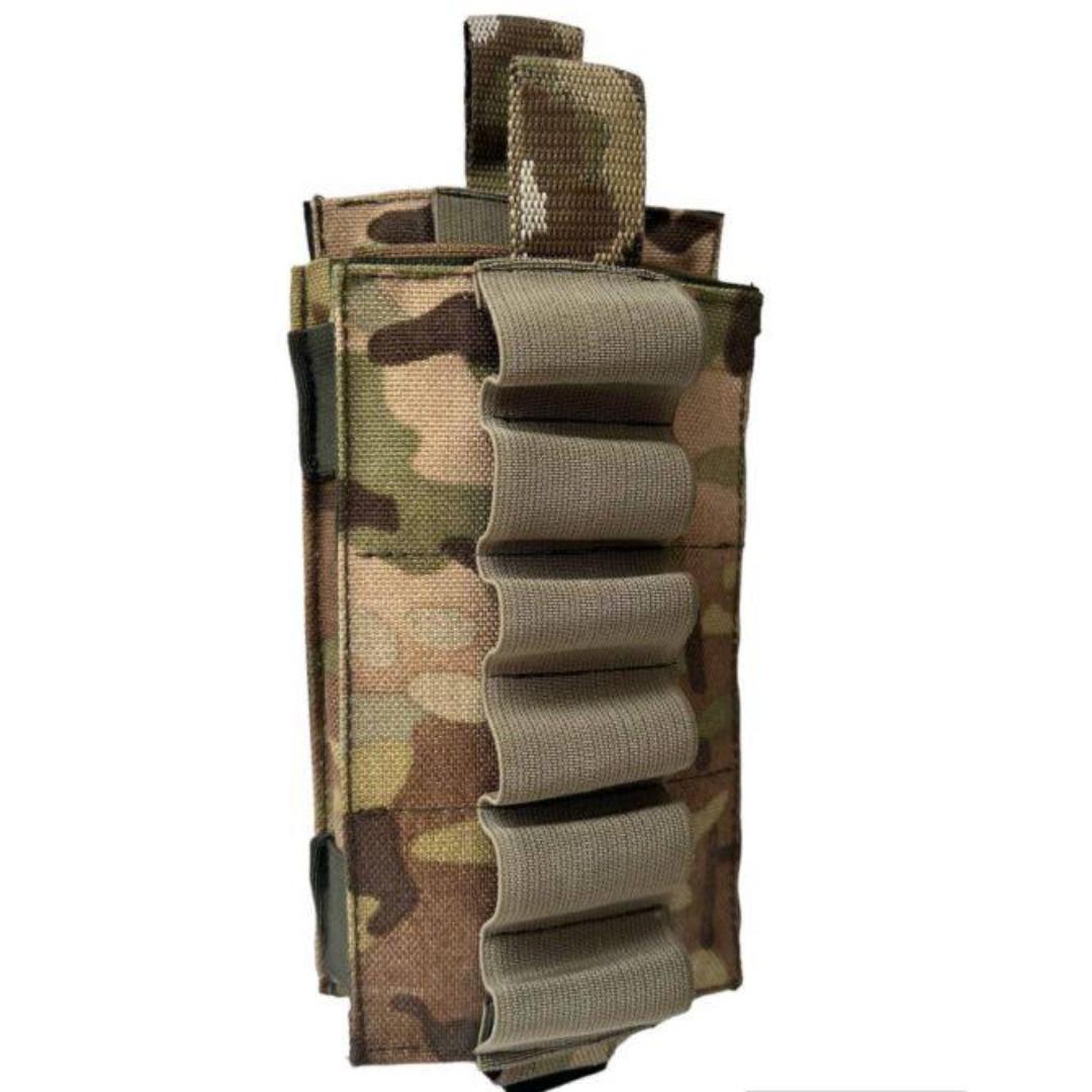 Підсумок для нарізних патронів 12 калібру Ranger 6+6 шт. Cordura 1050 Multicam (TTX3761) - фото 4 Підсумок для нарізних патронів 12 калібру Ranger 6+6 шт. Cordura 1050 Multicam (TTX3761) - фото 4