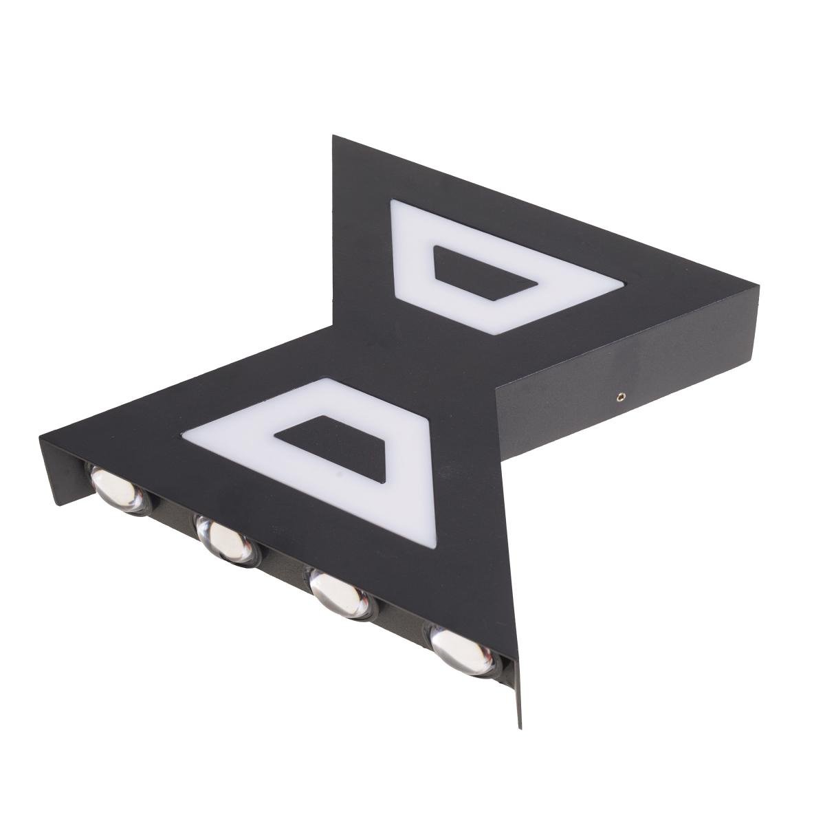 Підсвічування Brille AL-604/8х1 W N W Led IP54 BK